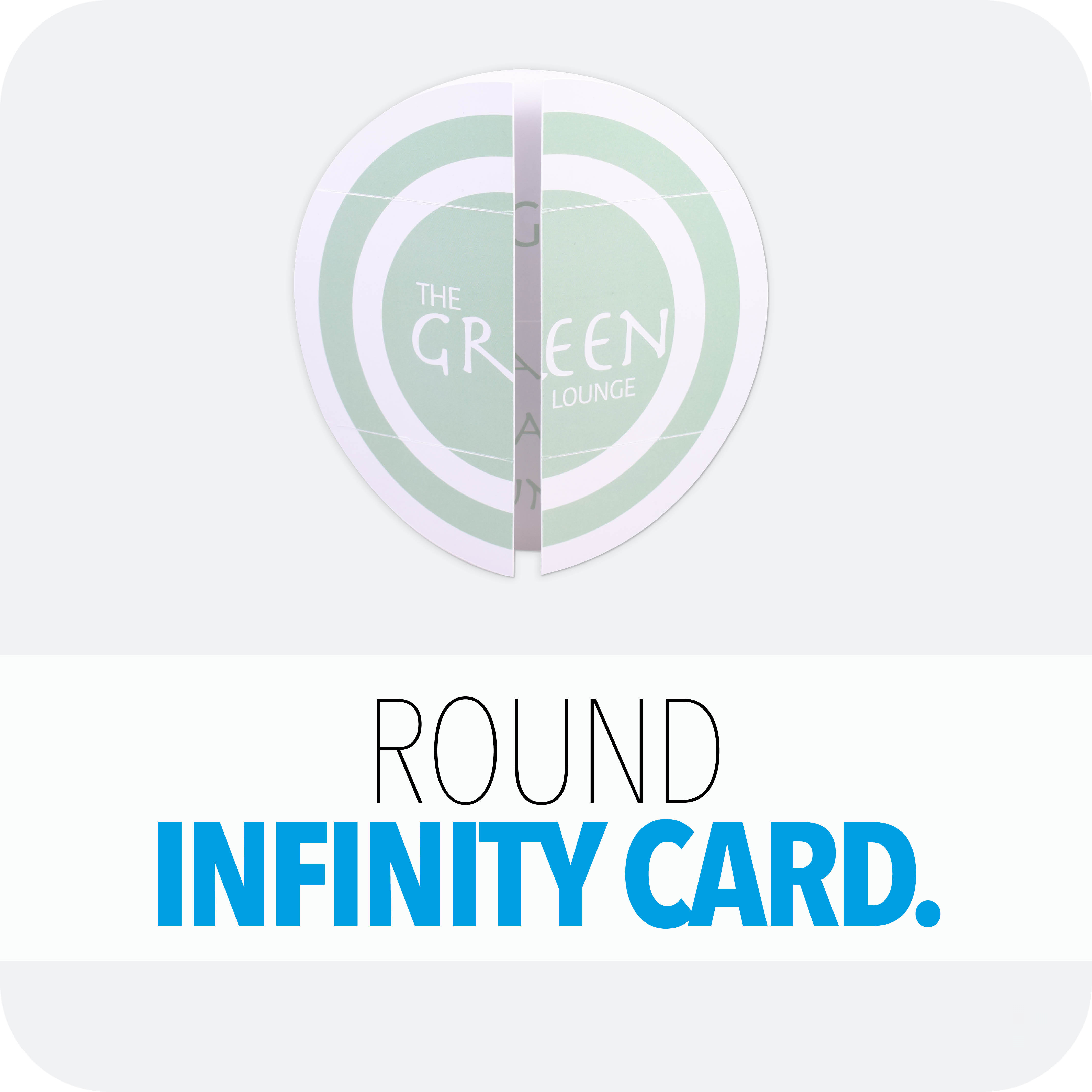 round infinity card