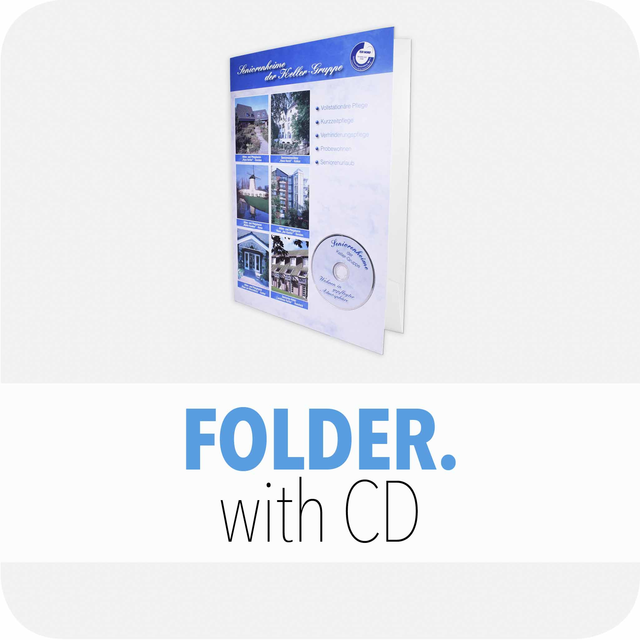 Folder with CD