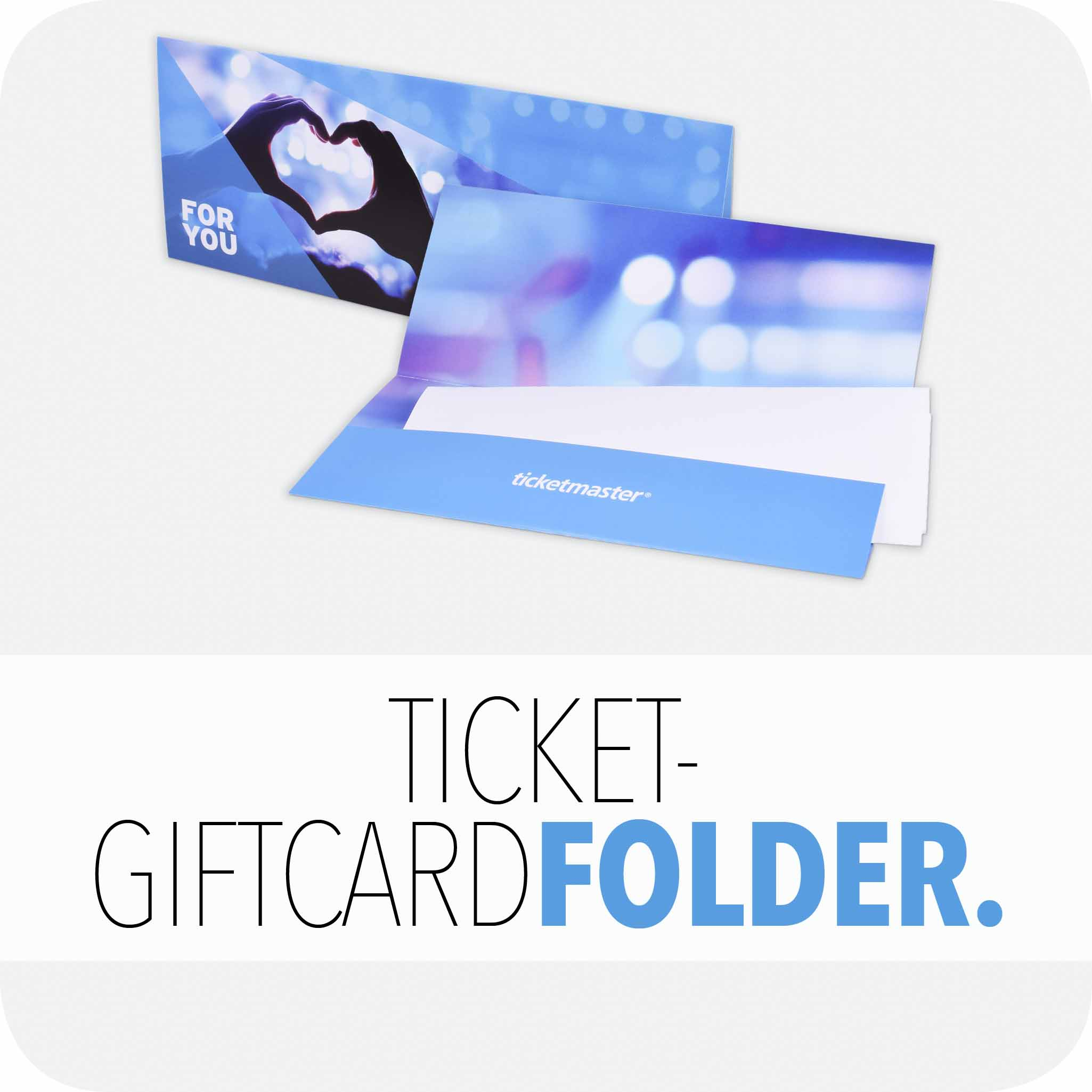 Ticket-/giftcard folder