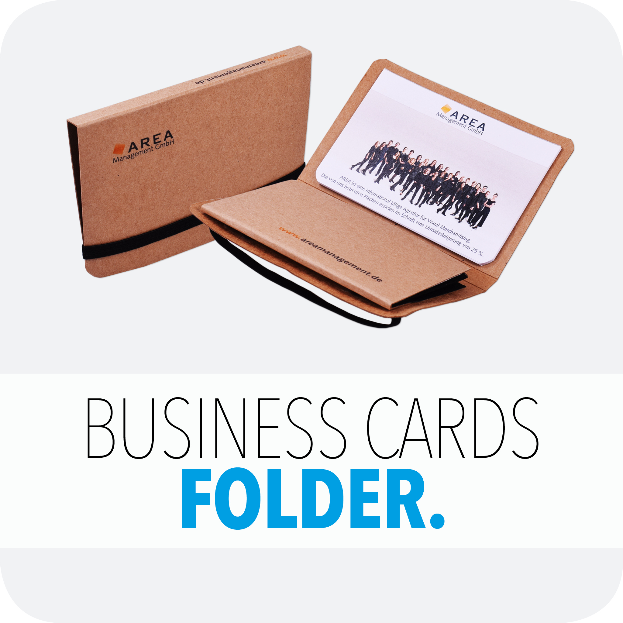 Business cards folder