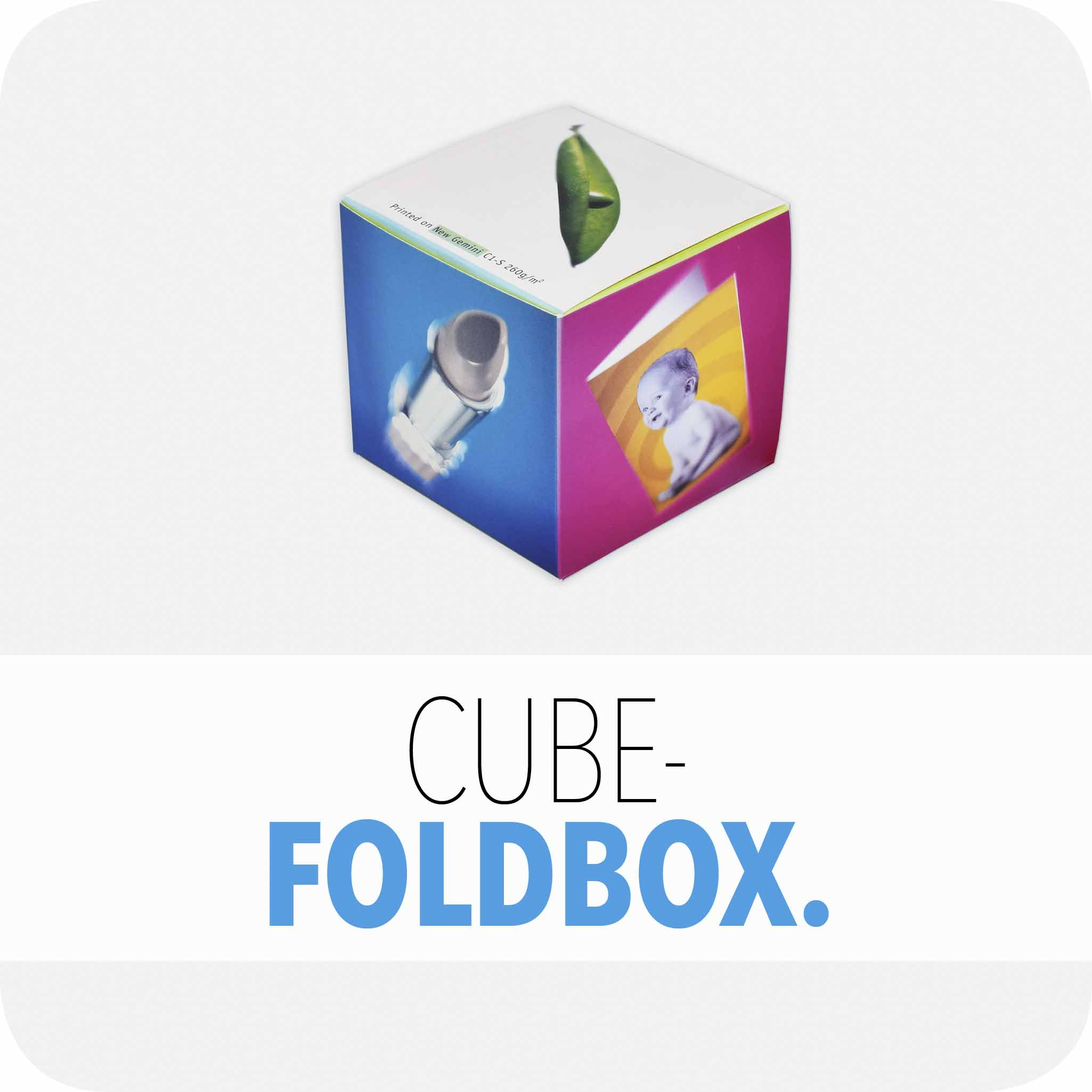 Cube foldbox
