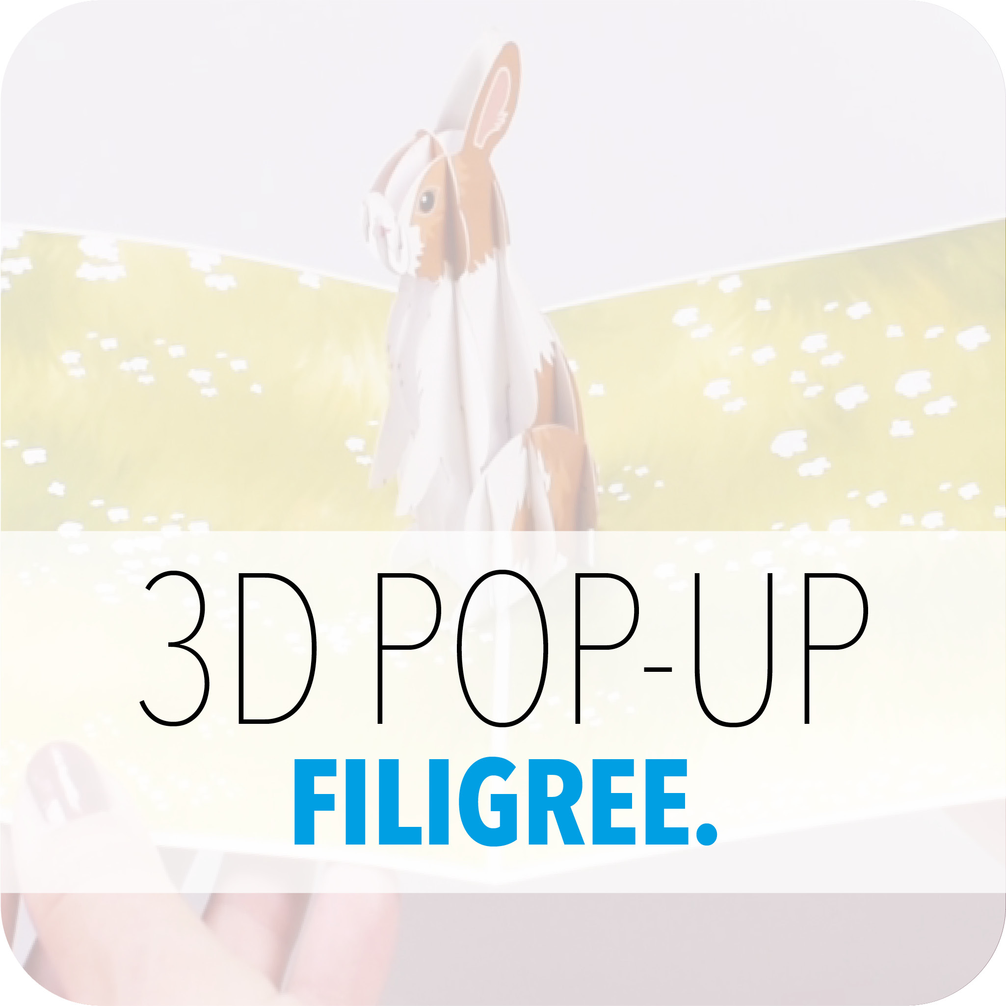 3D Pop-up filigree