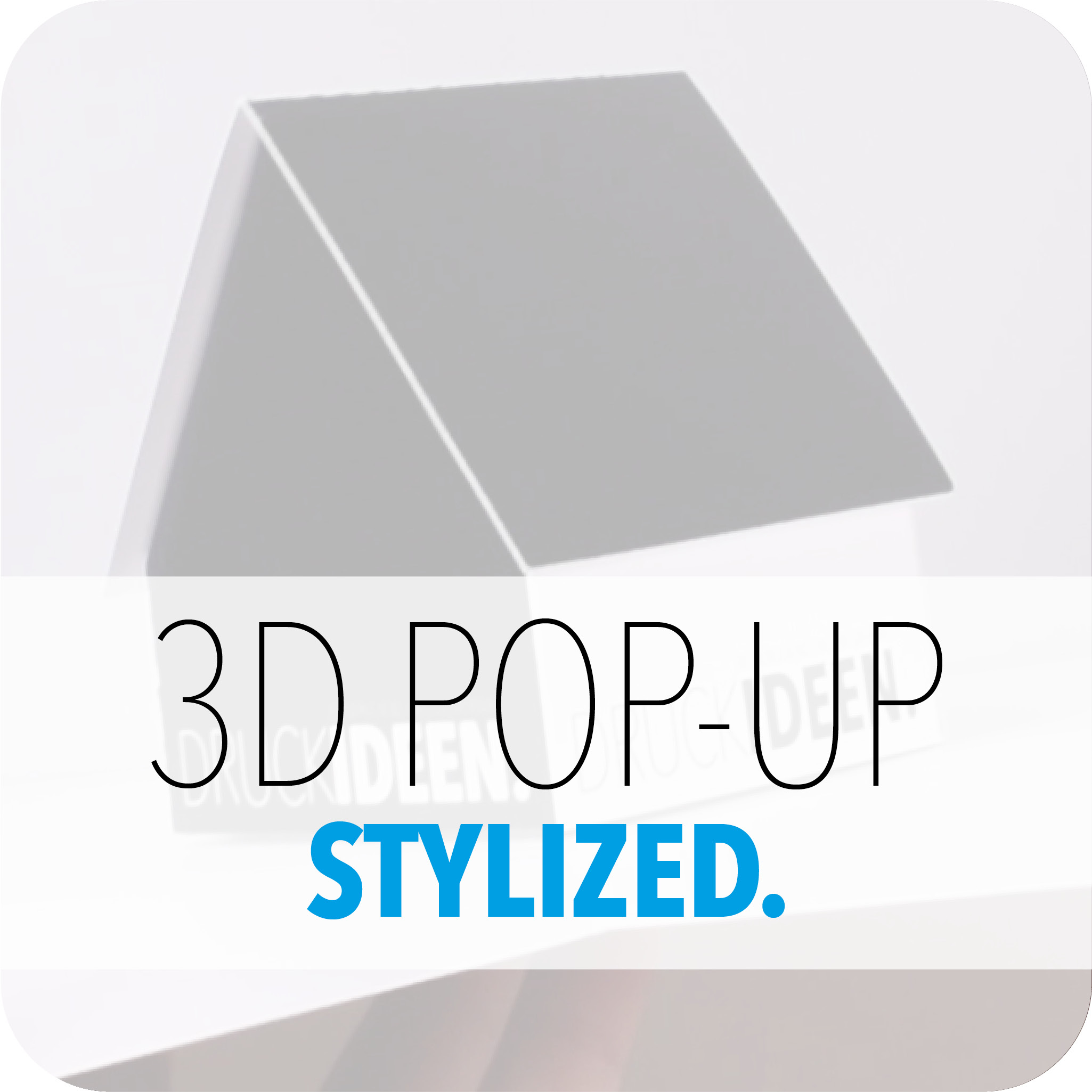 3D Pop-up stylized