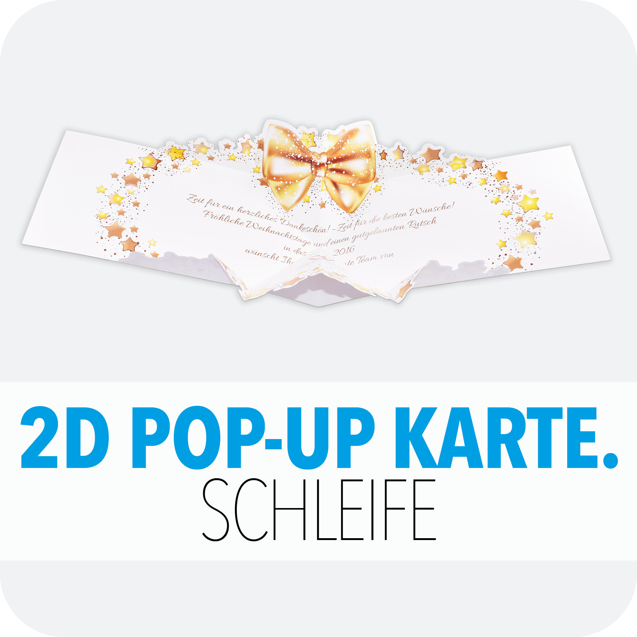 2D Pop-Up Karte Schleife