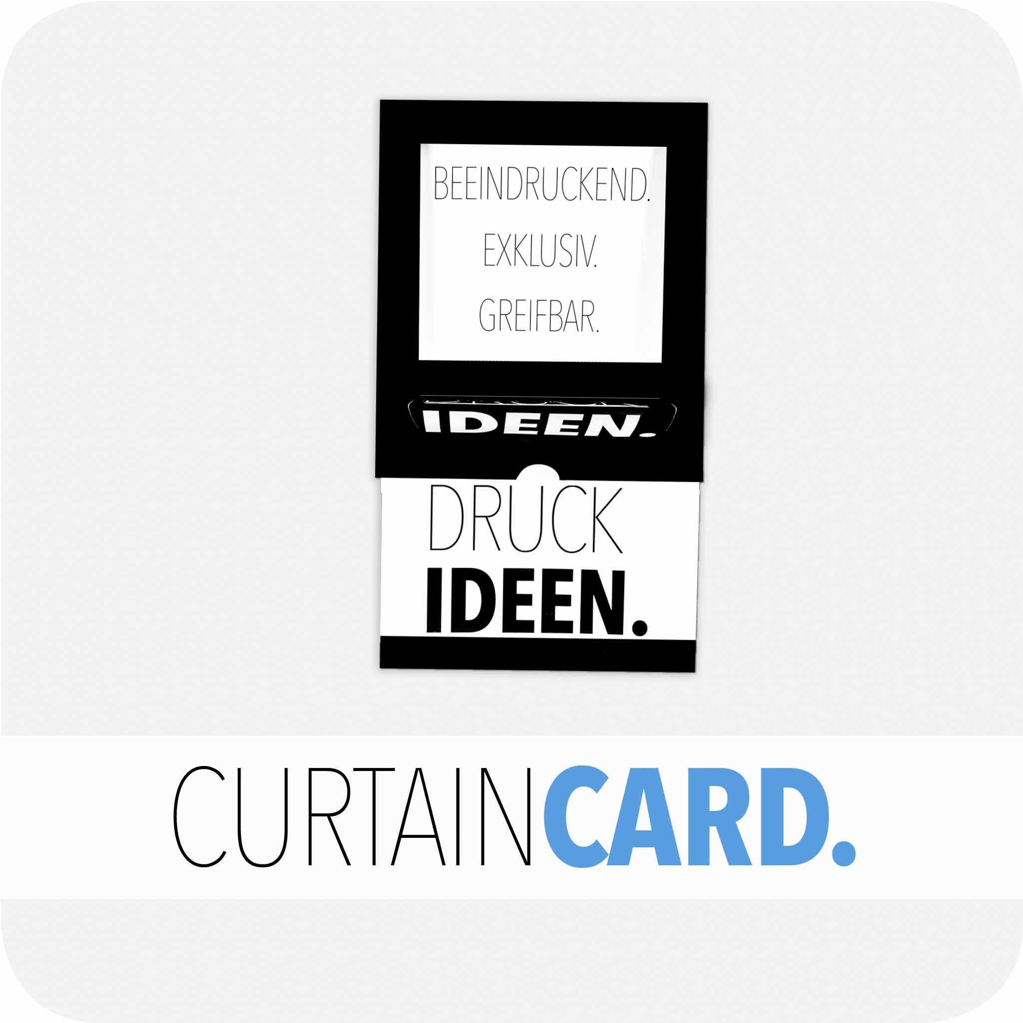 Curtain card